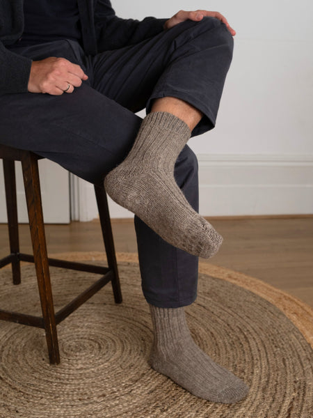 Enzo non-slip (wool/alpaca)